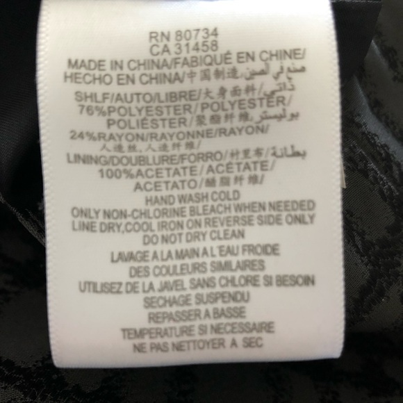 Max & Cleo printed black dress. NWOT - Picture 7 of 8